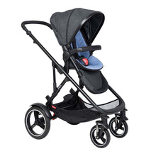 Load image into Gallery viewer, Phil &amp; Teds Voyager V6 Double Pushchair - Sky Blue
