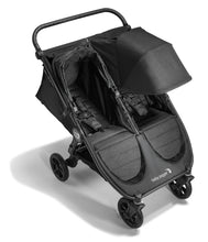 Load image into Gallery viewer, Baby Jogger City Mini GT2 Double Pushchair &amp; Carry Cot - Opulent Black
