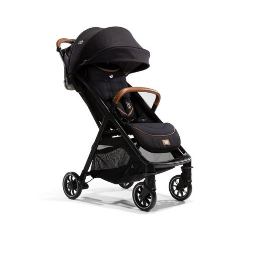 Joie Parcel Signature Pushchair,Carrycot, i-Level Car Seat and Rotating Encore Base | Eclipse