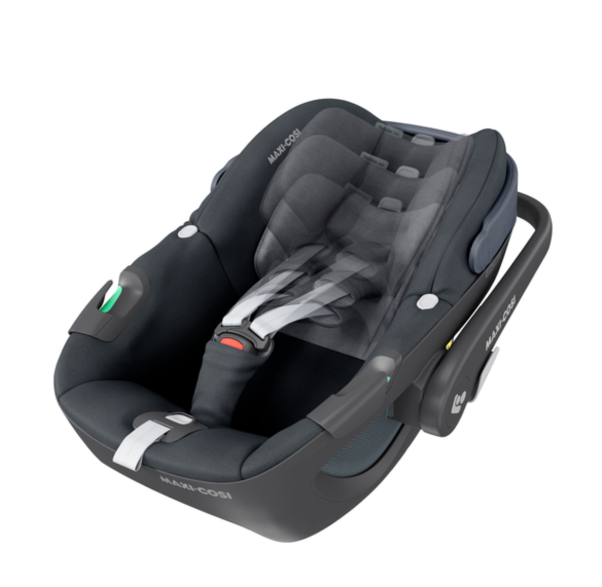 Maxi Cosi Pebble 360 i-Size Group 0+ Car Seat | Essential Graphite