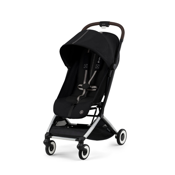 Cybex Orfeo Compact Stroller | Moon Black on Silver