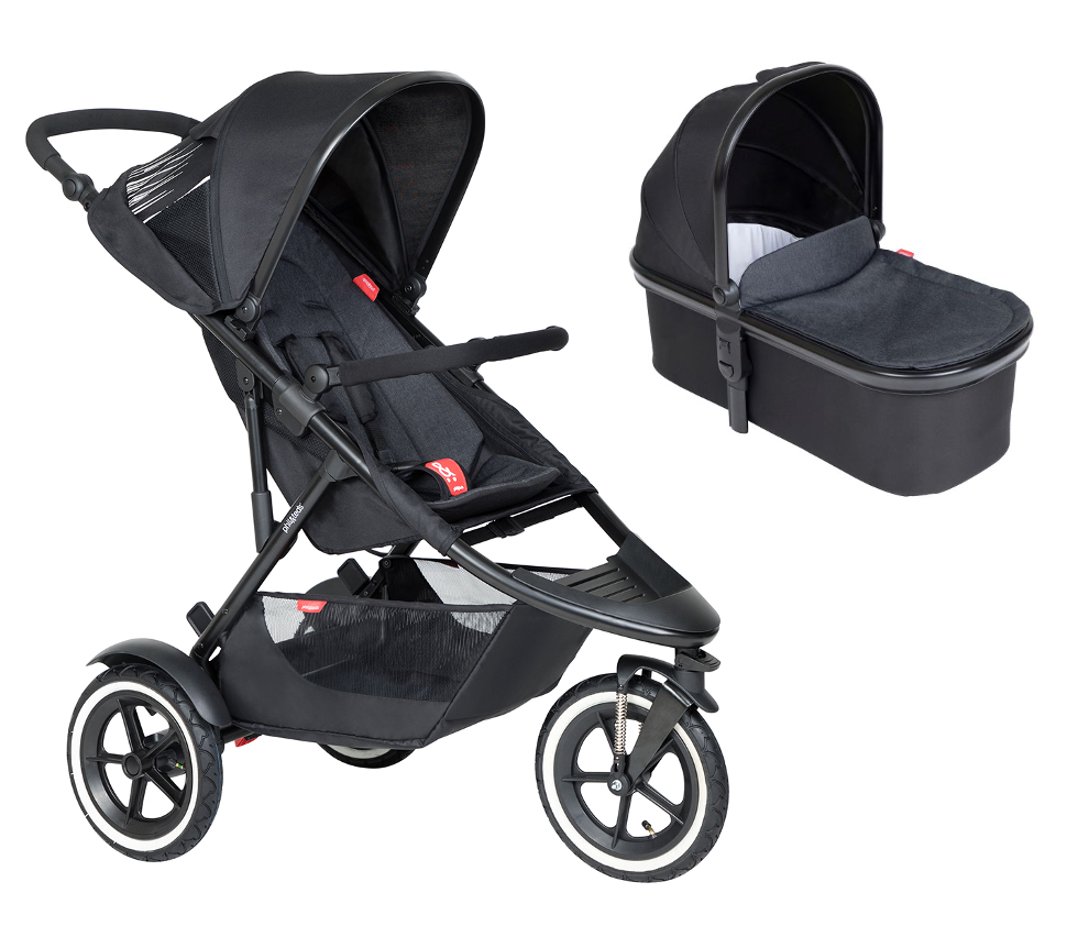Phil and teds double with best sale carrycot