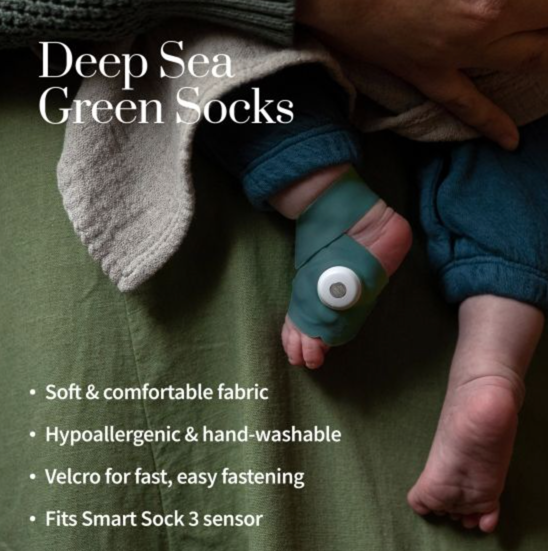 Owlet Smart Sock | Deep Sea Green V3