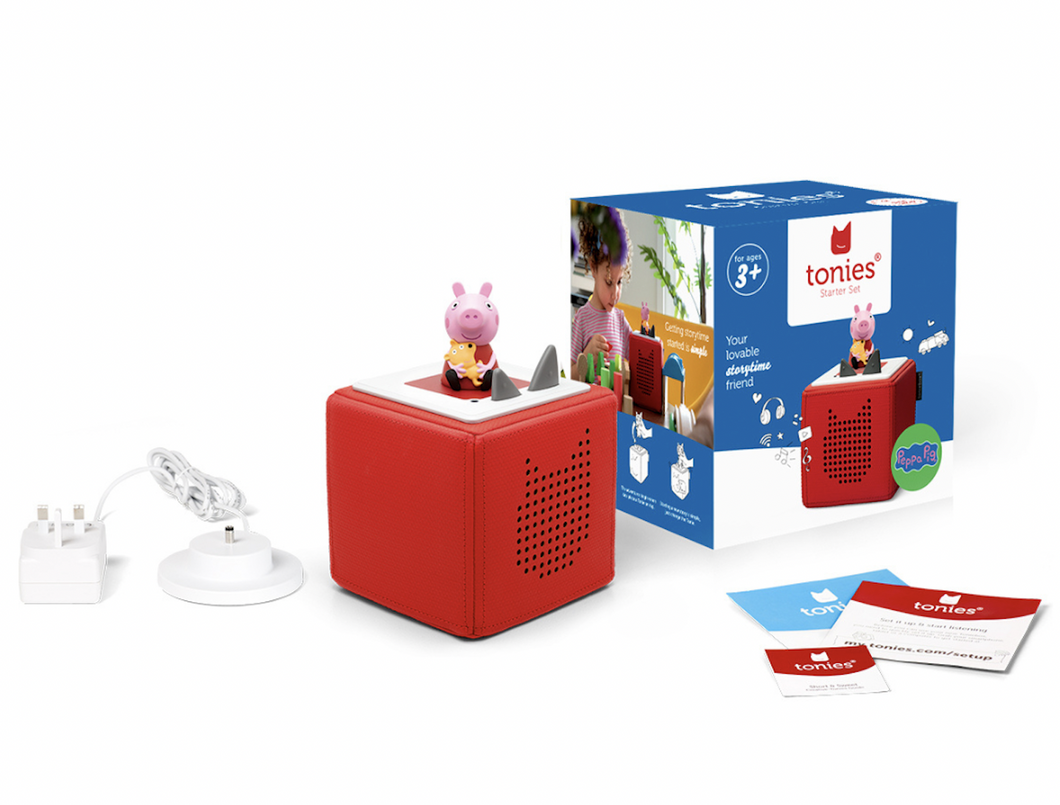 Tonies Box Starter Set, Peppa Pig Edition, Red