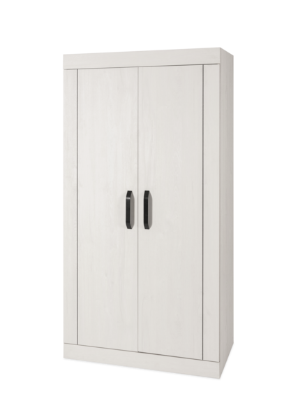 Silver Cross Alnmouth Wardrobe Angled View White Background