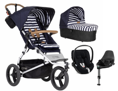 Mountain Buggy Urban Jungle Luxury Collection Buggy in Nautical with Cybex Cloud T | Travel System