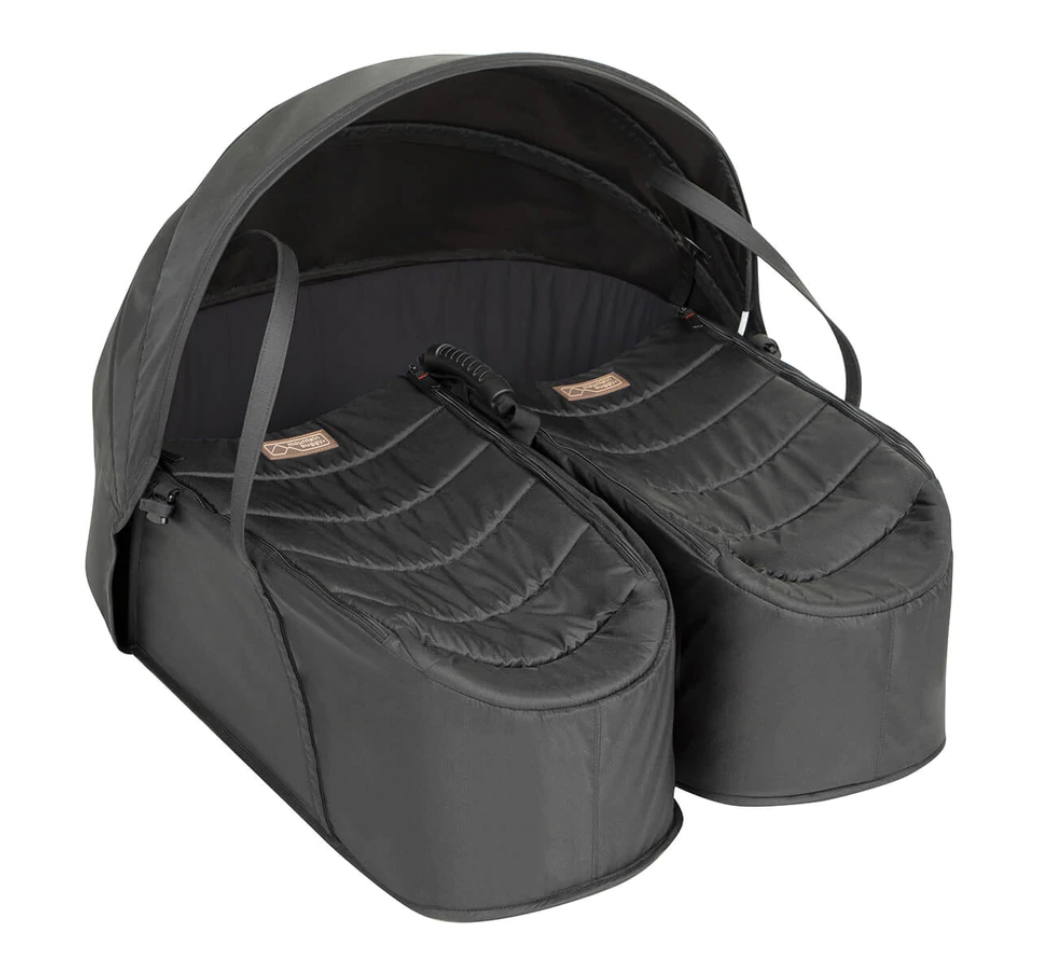 Mountain Buggy Nano Duo Stroller & Twin Cocoon | Black | Direct4baby