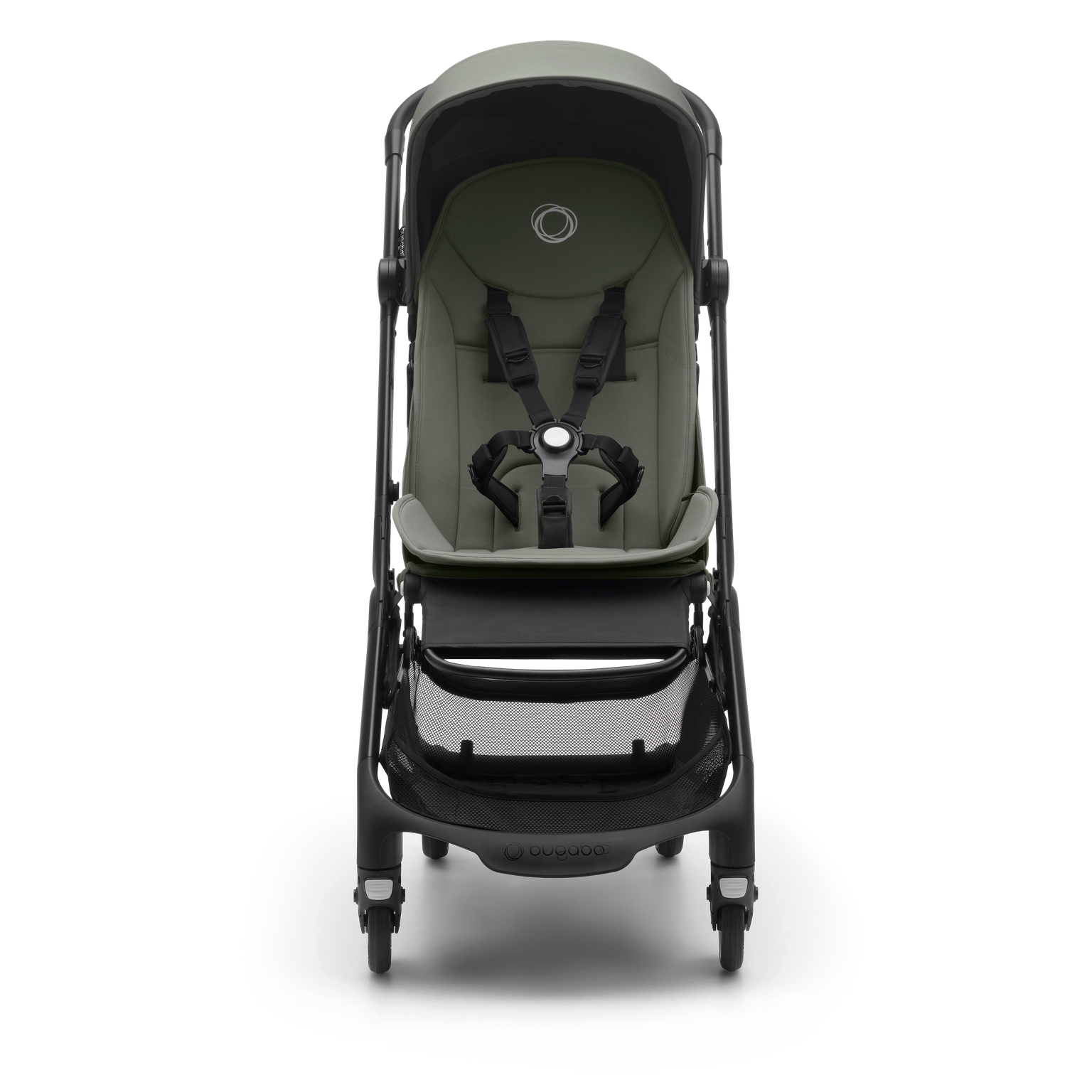 Bugaboo Butterfly Compact Stroller | Forest Green | Travel Lightweight Buggy | Front view