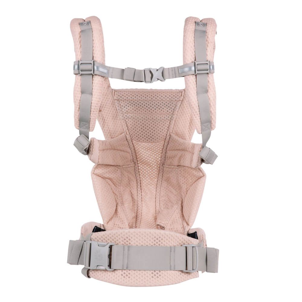 Ergobaby Omni Breeze Baby Carrier | Pink Quartz & All-Weather Cover