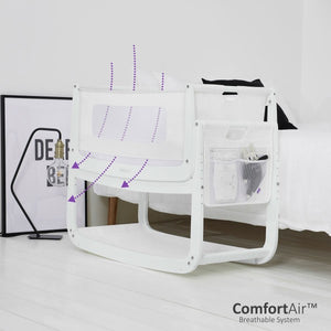 SnuzPod4 Bedside Crib - White
