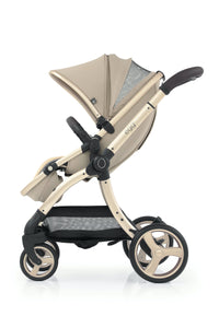 Egg 2 Stroller | Feather (Champagne Frame) | Matching Egg i-Size Car Seat | Travel System | Direct 4 Baby