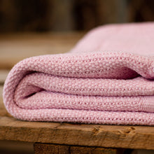 Load image into Gallery viewer, Hippychick Cellular Baby Blanket | Dusky Pink | Direct 4 Baby
