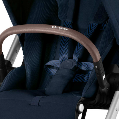 Cybex Balios S Lux Pushchair - Ocean Blue | Silver | Seat unit detail
