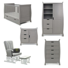Load image into Gallery viewer, Obaby Stamford Classic 5 Piece Room Set- Taupe
