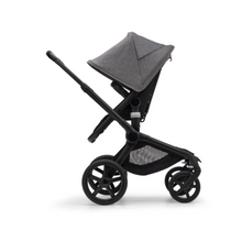 Load image into Gallery viewer, Bugaboo Fox 5 Pushchair &amp; Carrycot - Black/Midnight Black/Grey Melange
