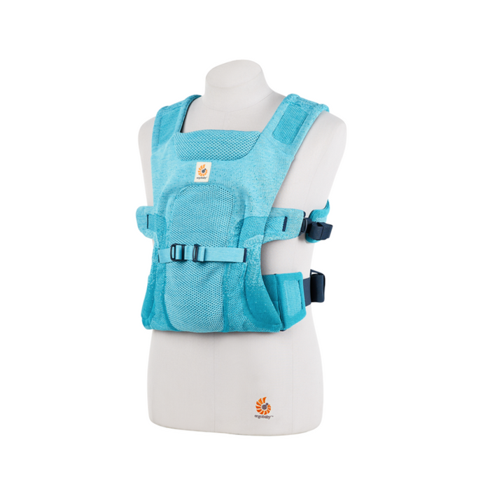 Ergobaby Aerloom Baby Carrier | Aquamarine | Turquoise | Sling | Papoose | Direct4baby | Free Delivery