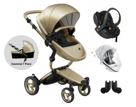Load image into Gallery viewer, Mima Xari Essential 7 Piece 4G Travel System | Champagne on Champagne
