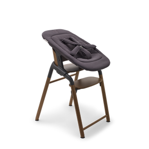 Bugaboo Giraffe Highchair Complete Bundle | Wood/Grey & Stormy Grey | Direct4baby | Free Delivery