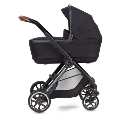 Silver Cross Reef Pushchair, First Bed Carrycot & Maxi-Cosi Pebble 360 Ultimate Bundle - Orbit Black