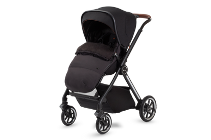 Silver Cross Reef Pushchair, First Bed Carrycot & Dream i-Size Ultimate Bundle - Orbit Black