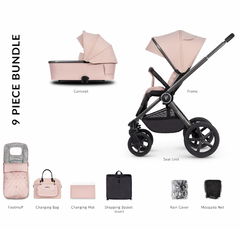 Venicci Tinum Upline Misty Rose 2in1 Pushchair and Carrycot