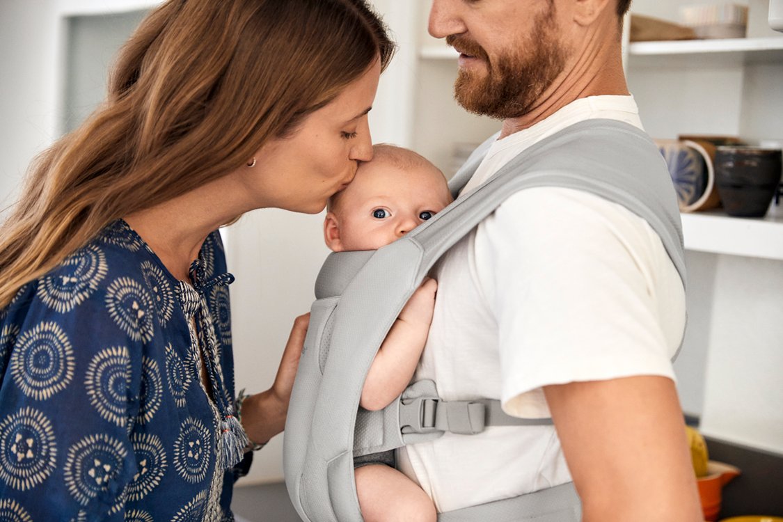 Ergobaby Embrace Baby Carrier Cool Air Mesh | Soft Grey
