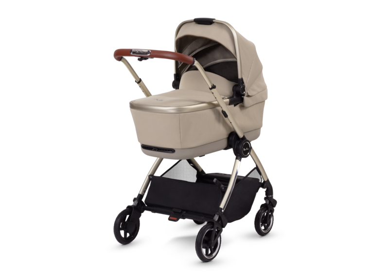 Silver Cross Dune Pushchair, First Bed Folding Carrycot & Dream i-Size Travel Pack - Stone (FREE Carrycot Stand)