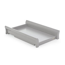 Load image into Gallery viewer, Obaby Stamford Classic Cot Bed &amp; Cot Top Changer - Warm Grey
