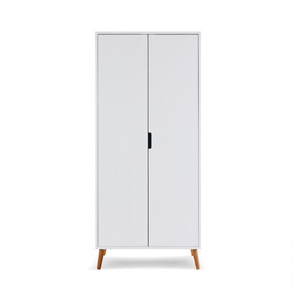 Obaby Maya Double Wardrobe | White With Natural