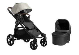 Load image into Gallery viewer, Baby Jogger Select 2 Pushchair and Carrycot - Frosted Ivory
