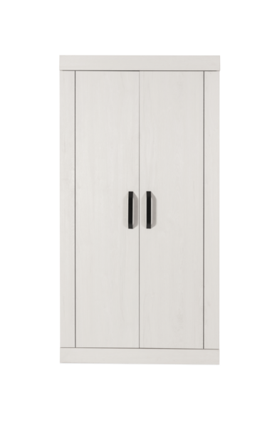 Silver Cross Alnmouth Wardrobe Straight on White Background