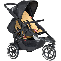 Phil & Teds Sport V6 Double Pushchair | Butterscotch Yellow