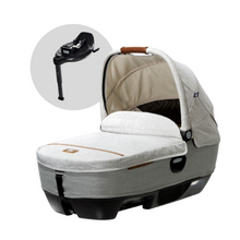Load image into Gallery viewer, Joie Signature Calmi Dual Use Carrycot &amp; Car Seat with i-Base Encore Rotating Isofix | Oyster

