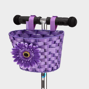 Micro scooter Eco Flower Basket | Purple