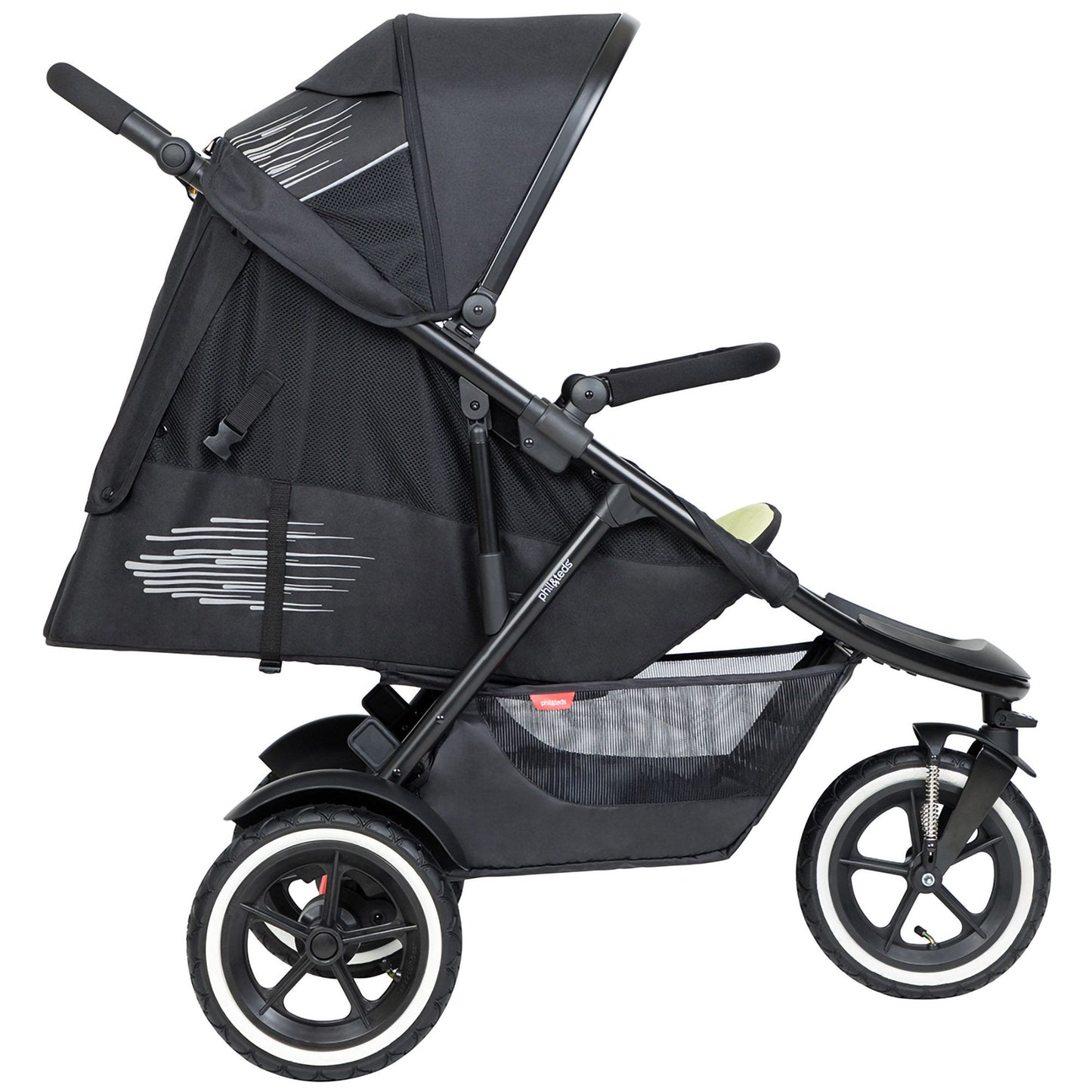 Phil & Teds Sport V6 Double Pushchair | Butterscotch Yellow