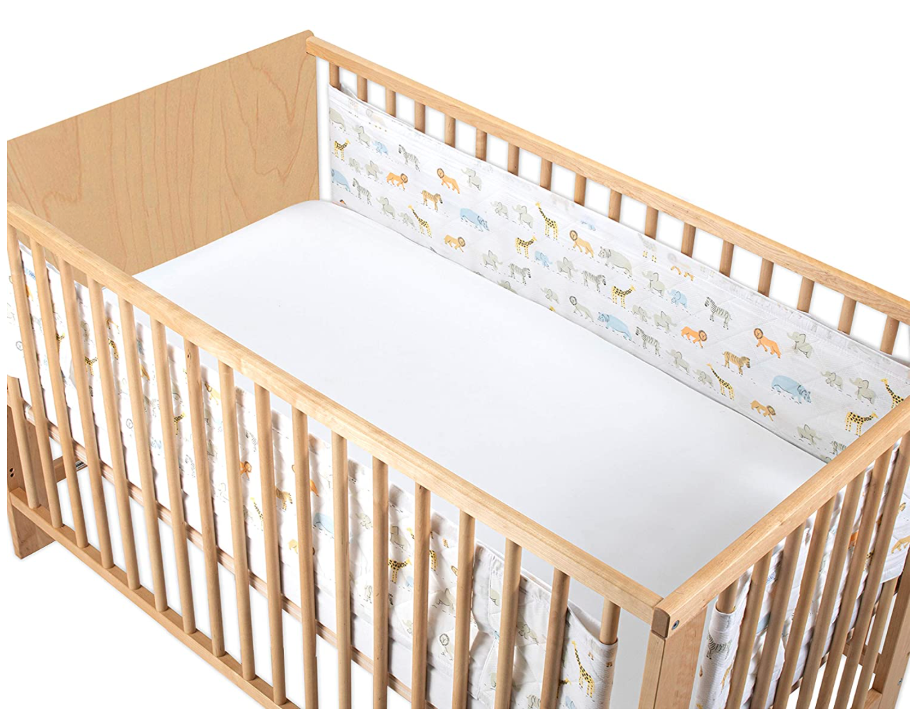 Airwrap 4 Sided Cot Bumper Safari March Multi Direct 4 Baby