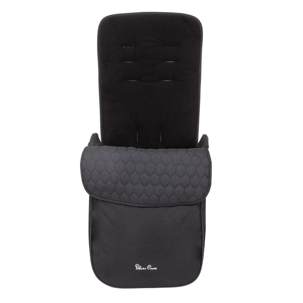 Silver Cross Pop Footmuff Black Direct4baby Direct 4 Baby