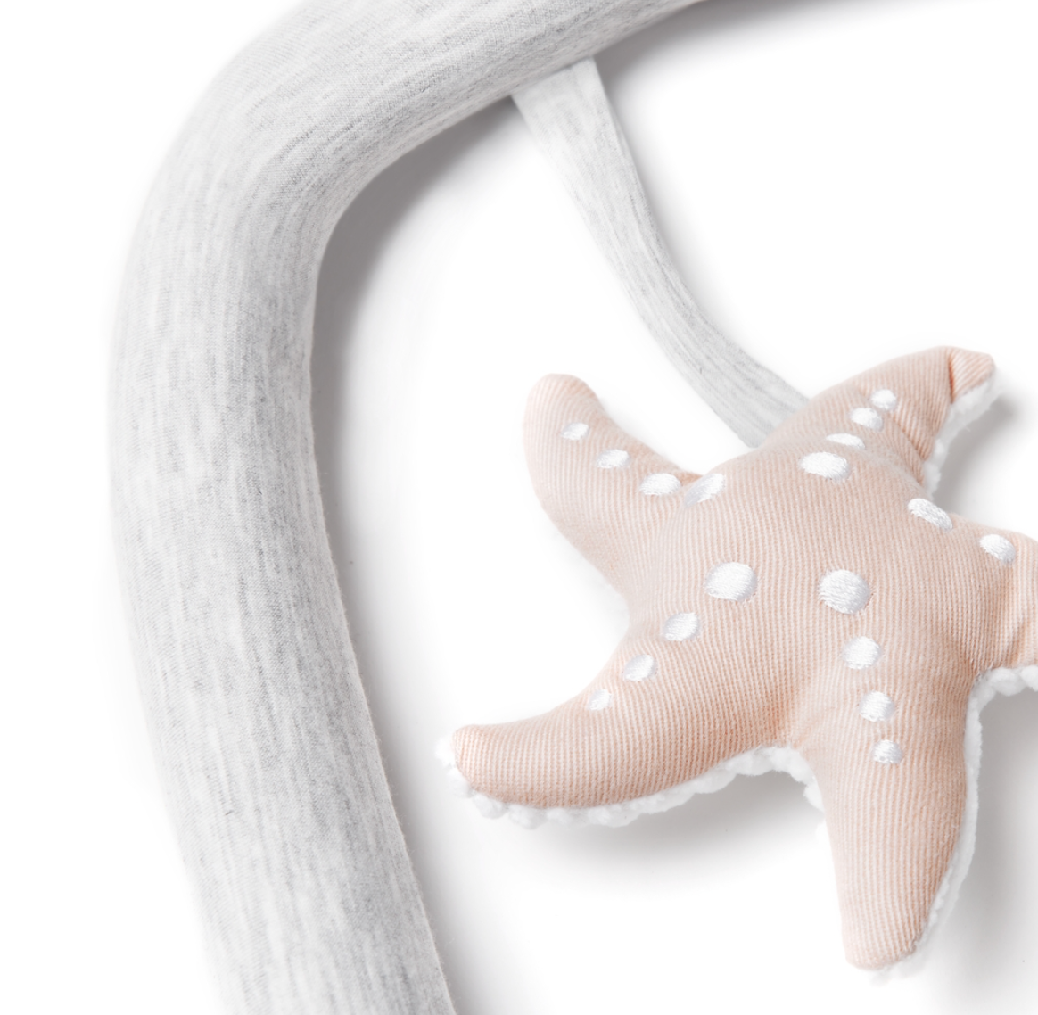 Ergobaby Evolve Bouncer Toy Bar | Pink Starfish Detail 