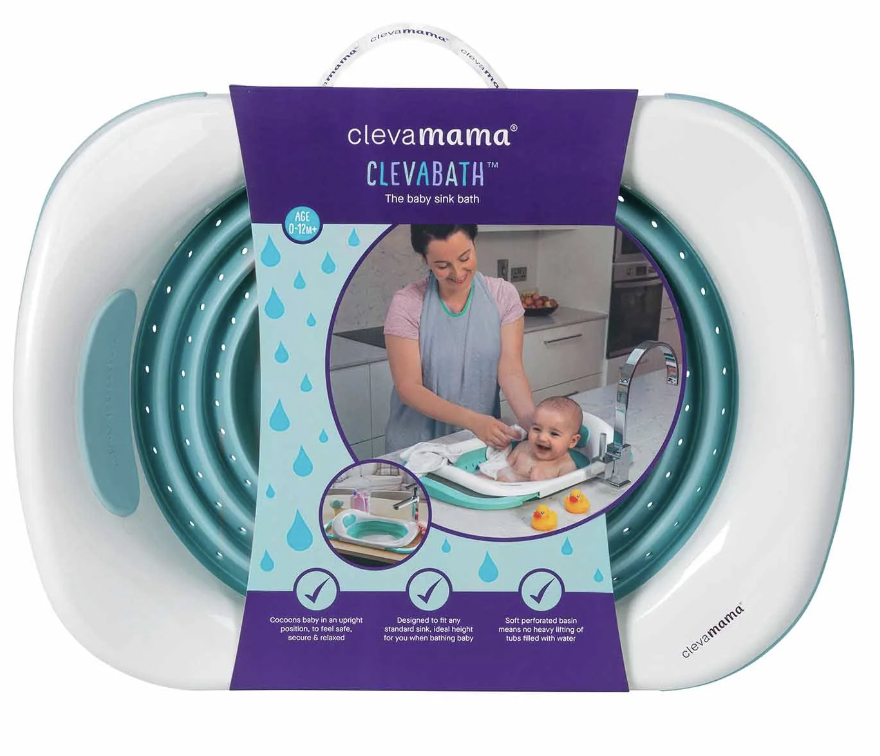 ClevaMama - ClevaBath- The Sink Bath - Blue
