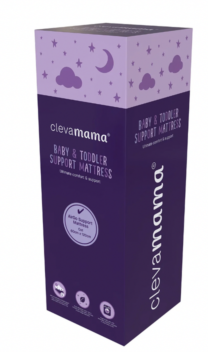 Premium ClevaMama AirGo Support Mattress - 60 x 120 x 11 cm - Cot Size