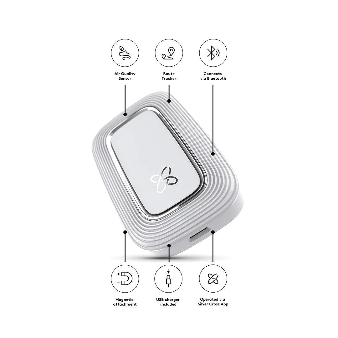 Silver Cross Smart Stroll Air Quality Monitor and Route Tracker