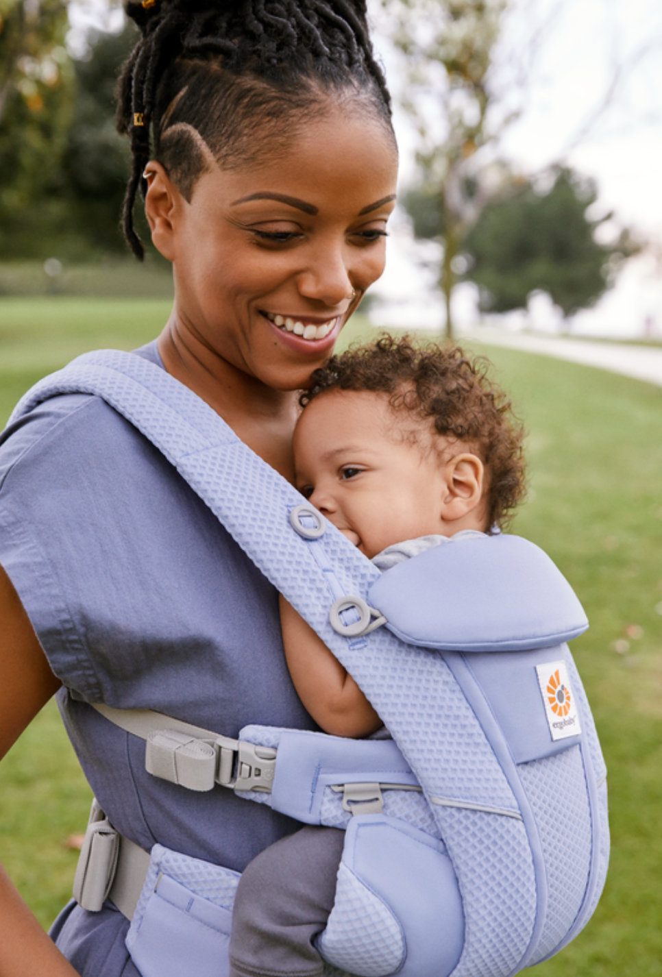Baby online carrier purple