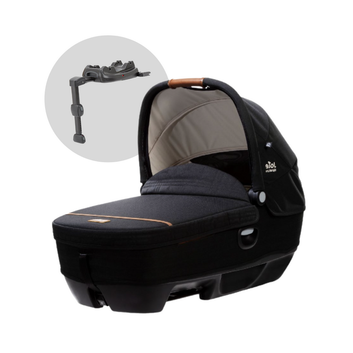 Joie Signature Calmi Dual Use Carrycot & Car Seat with i-Base LX 2 | Eclipse