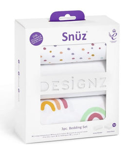 Snuz 3pc Crib Bedding Set | Rainbow | Snuzpod | Direct4baby 
