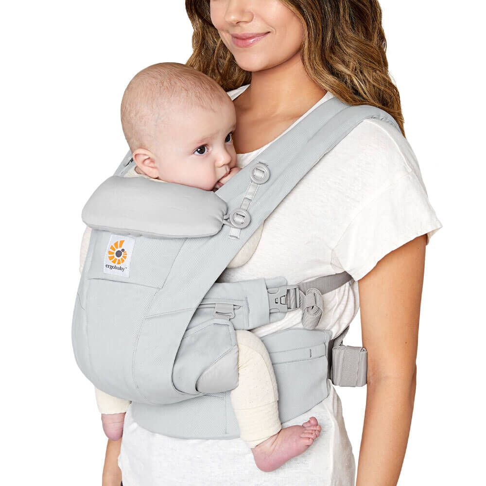 Ergobaby Omni Dream Baby Carrier | Pearl Grey & All-Weather Cover