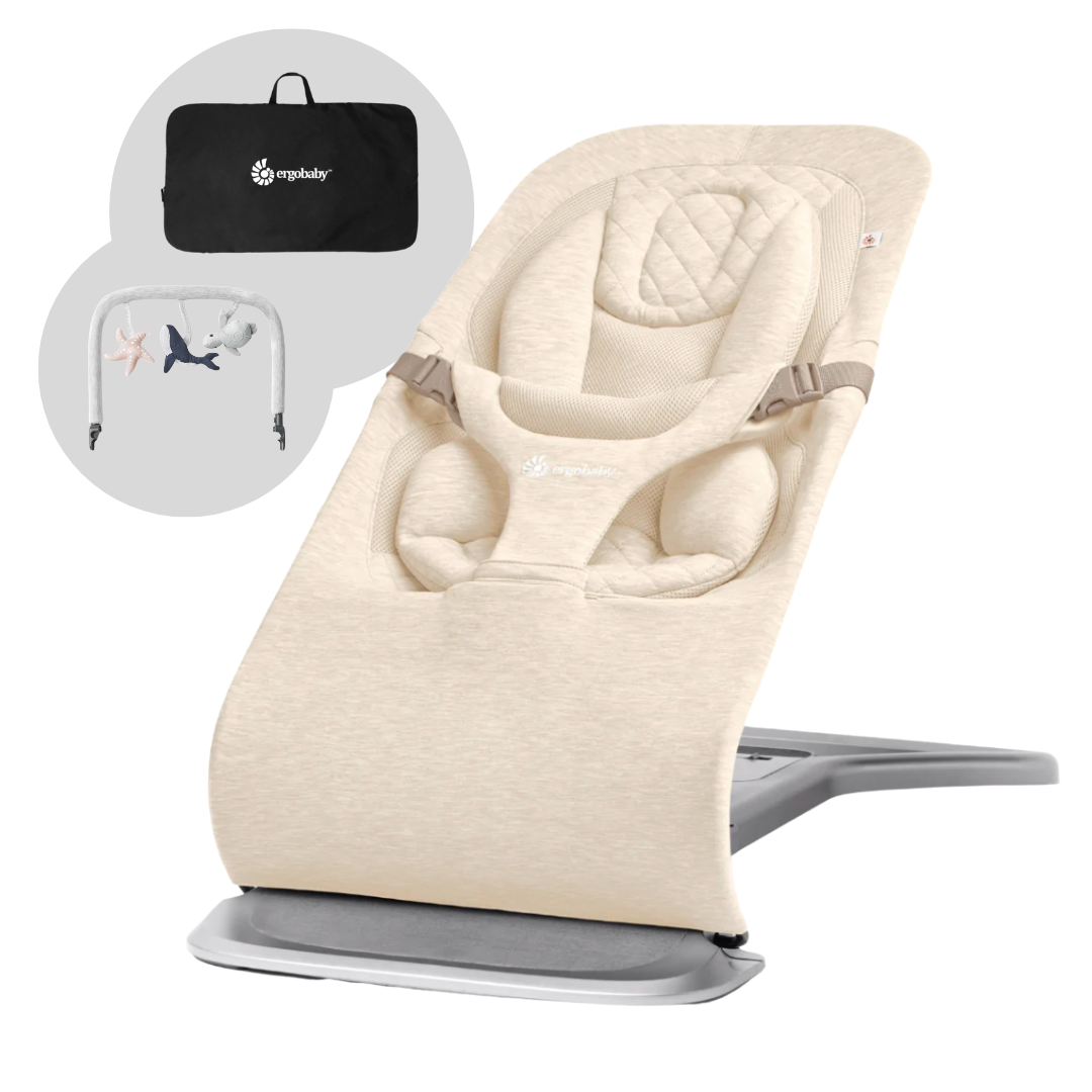 Cream baby top bouncer
