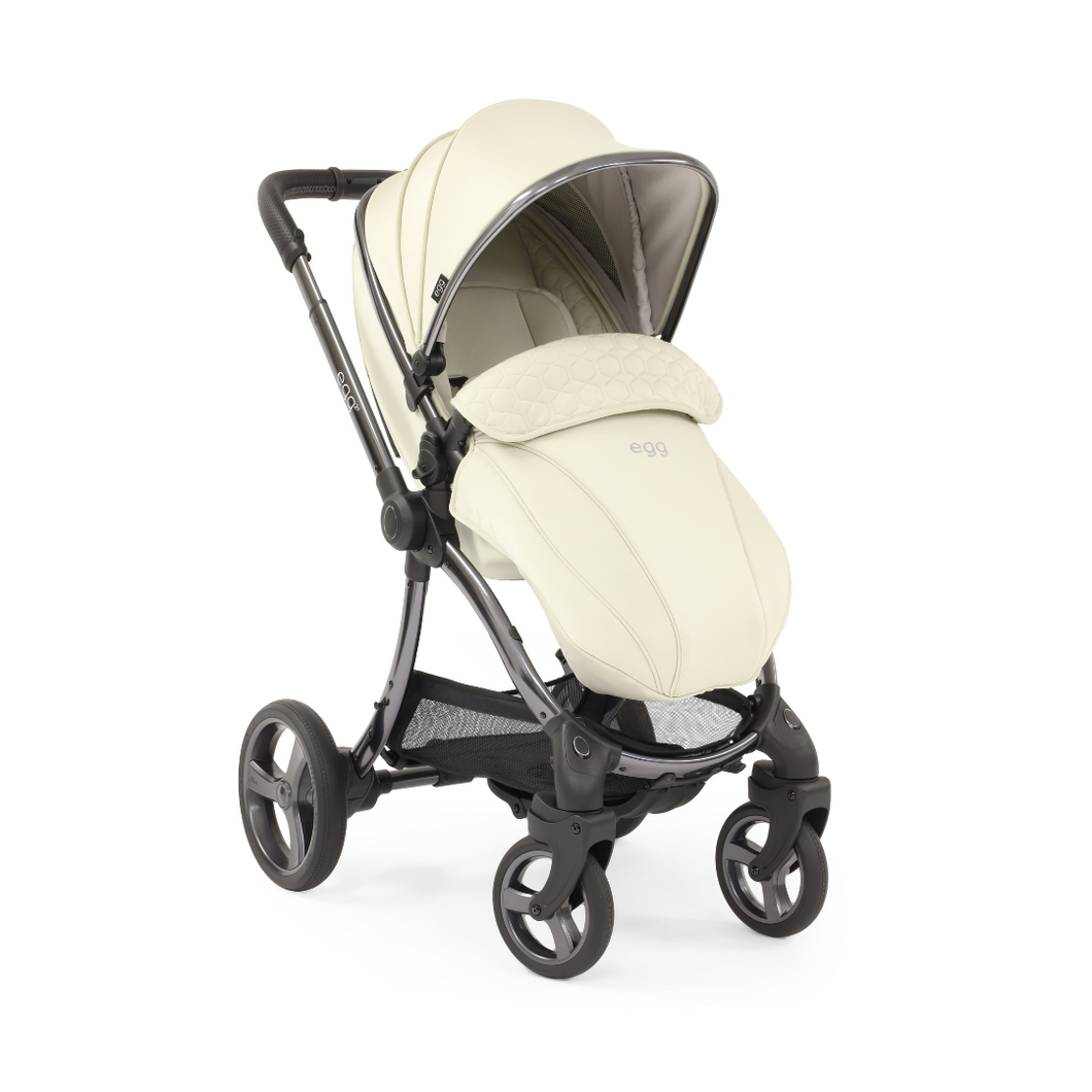 Leather egg pram sales
