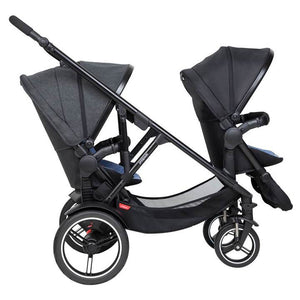 Phil & Teds Voyager V6 Double Pushchair - Charcoal Grey
