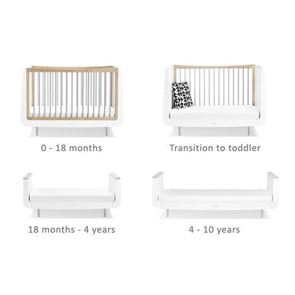SnuzKot Skandi 3pc Nursery Furniture Set | Grey