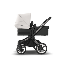 Load image into Gallery viewer, Bugaboo Donkey 5 Twin Pushchair &amp; Carrycot - Graphite / Midnight Black /  Misty White
